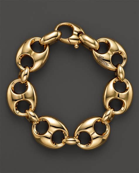 gucci bracelet 18k|real gold gucci bracelet.